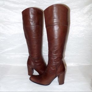 Charles David Leather Knee High Boots